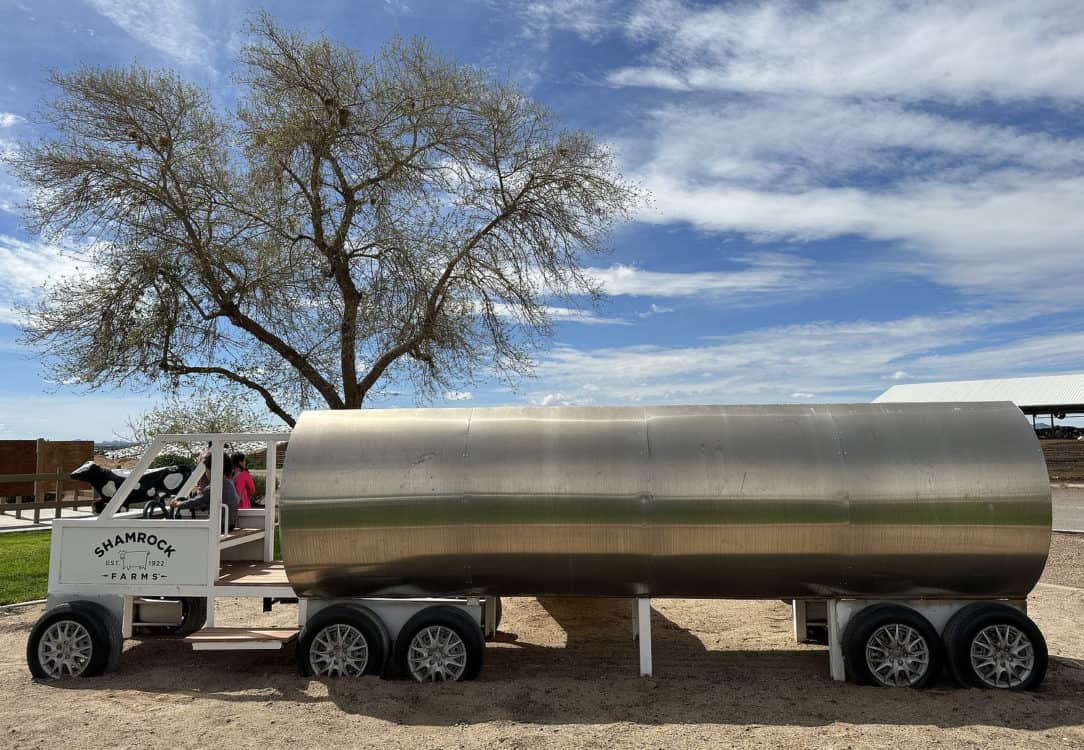 Milk Tanker Trunk Kids Shamrock Farms Field Trip Arizona | Shamrock Farms | Farm Tours & Field Trips
