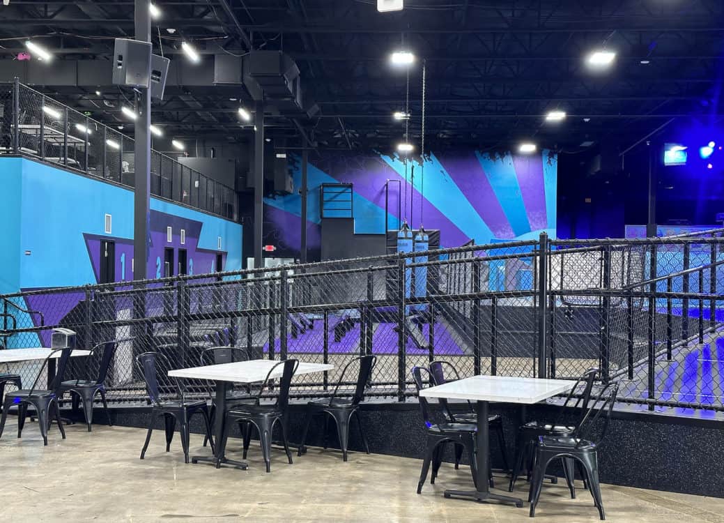 Seating Outside Jumping Area Defy Tucson | Defy Tucson | Guide to Pima County's Largest Trampoline Park