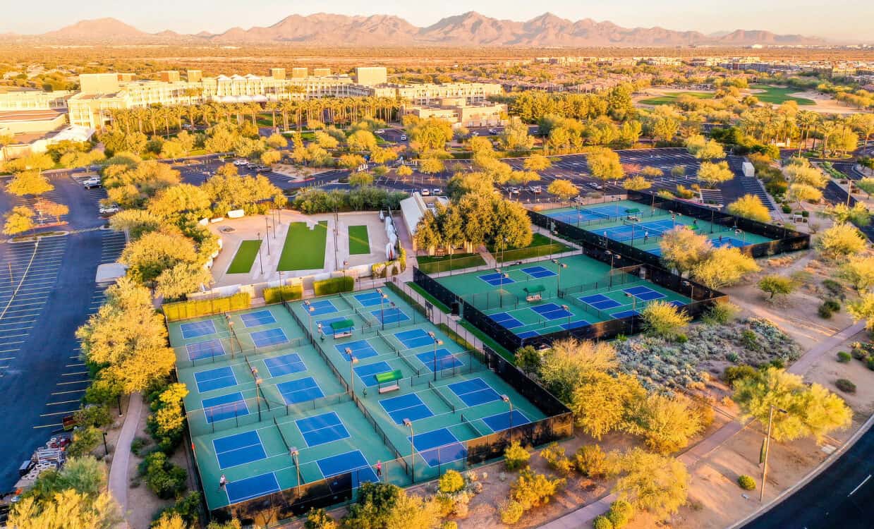 Pickleball Center Courts JW Marriott Phoenix Desert Ridge Resort | Resort Report: JW Marriott Phoenix Desert Ridge Resort & Spa