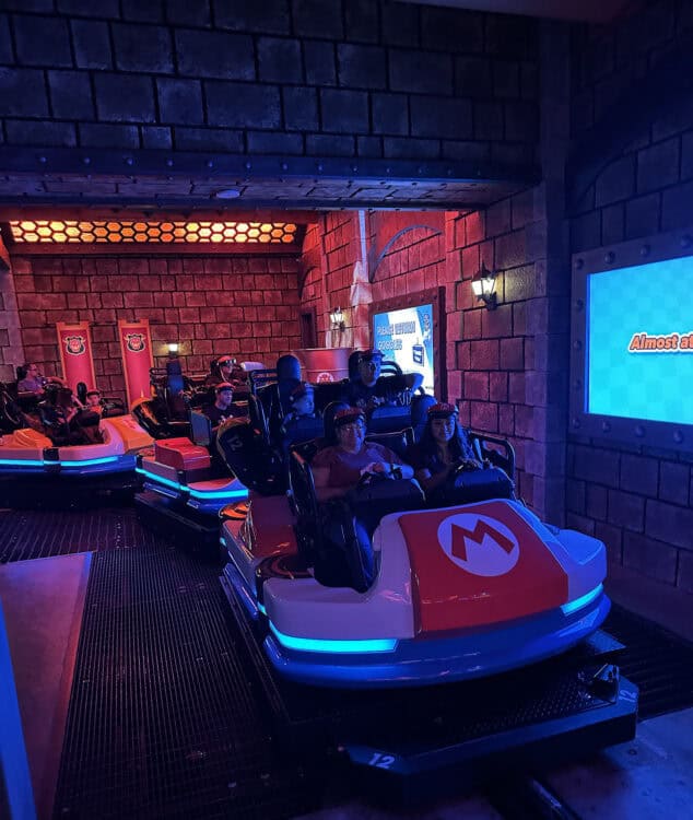 Mario Kart Ride Super Nintendo World Universal Studios Hollywood | Road Trip: Tucson to Universal Studios Hollywood